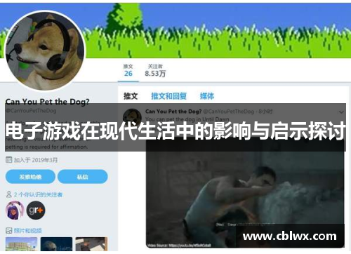 电子游戏在现代生活中的影响与启示探讨